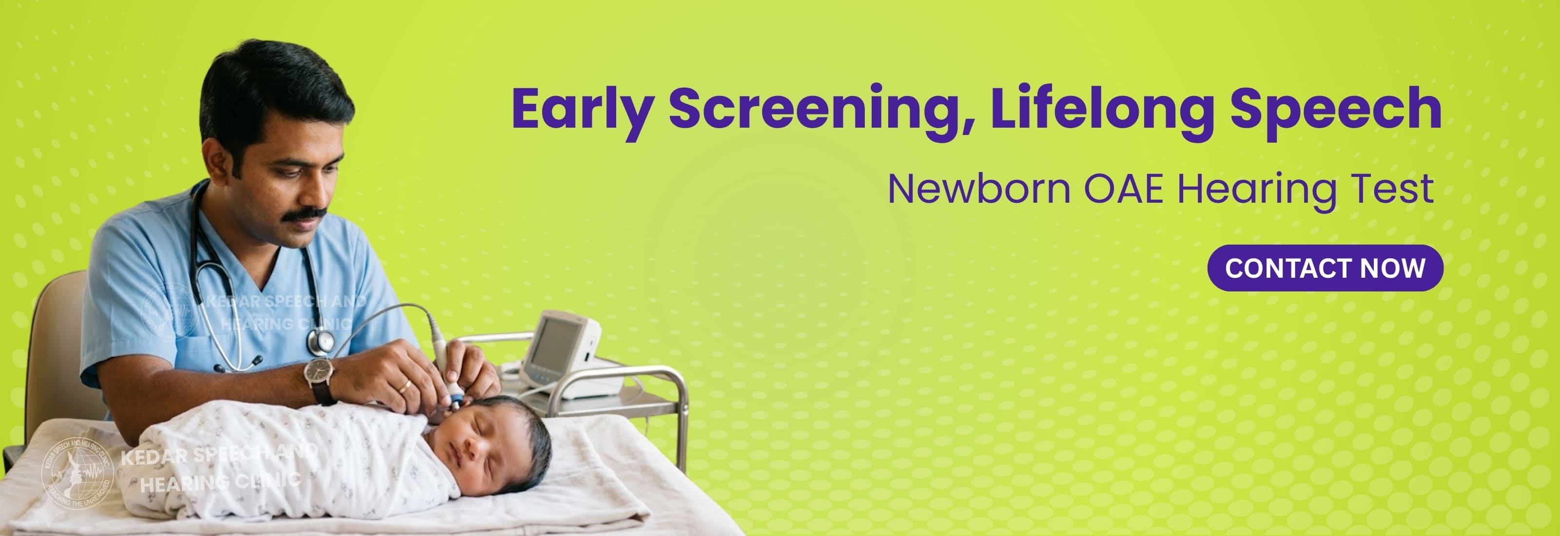 OAE Newborn Hearing Screening at Kedar Speech and Hearing Clinic
